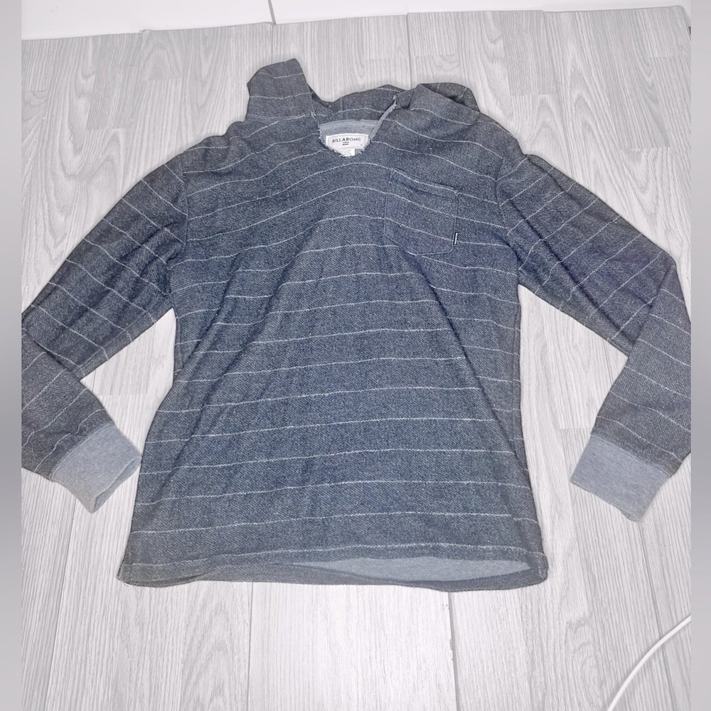BILLABONG Men’s Striped Pullover Hoodie - Picture 3 of 10